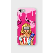 Lelia iPhone 7/8/se Uyumlu Baskılı Şeffaf Telefon Kılıfı | Koleksiyon: Queenmode Femme