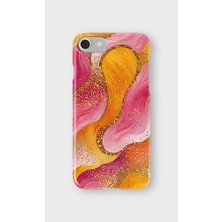 Lelia iPhone 6/6s Uyumlu Baskılı Şeffaf Telefon Kılıfı | Koleksiyon: Colorwave Flux