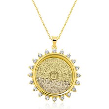 Katre46 925 Ayar Gümüş Esmaül Hüsna Bayan Gümüş Kolye