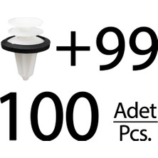 Alpha Auto Part Ford Edge, Focus, Mondeo Için Kapı Döşeme Klips- 100'LÜ