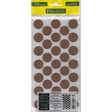 Hamadex 33'lü 24 mm Kendinden Yapışkanlı Keçe Mobilya Ayağı ve Zemin Koruyucu Keçe – Gürültü Önleyici  Premium Set