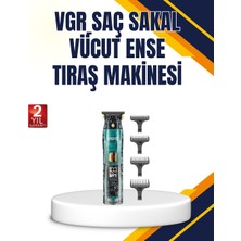 Die Grup Vgr V-695 Profesyonel Tıraş Makinesi Seramik Bıçaklı Turbo Güçlü Motor Dıe Grup - 84039