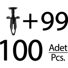 Alpha Auto Part Opel Için Damvlumbaz Klipsi- 100'LÜ