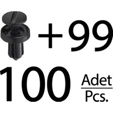 Alpha Auto Part Fiat Escape 4, Scenic 2, Kangoo Için Davlumbaz Klipsi- 100'LÜ