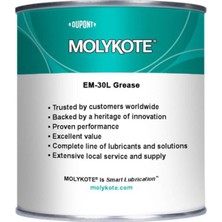 Dupont Molykote Em-30 L Gres – Plastik Bileşenler Için Yüksek Performanslı Yağlayıcı - 1 kg -