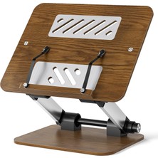 CoverZone WG58 | Tablet ve Kitap Okuma Standı – Açısı Ayarlanabilir Katlanabilir Masaüstü Tutucu, Ergonomik Tasarım, Sağlam Alüminyum Alaşım, Ev ve Ofis Kullanımı Için Evrensel Tablet Desteği