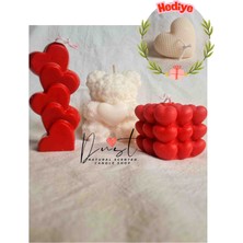 Dust Candle Studio Sevgililer Günü Özel Doğal Kokulu Mum Seti ( %100 Doğal Soya Wax)