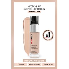 New Well Match Up Matte Foundation Sand Bloom 01 34 gr