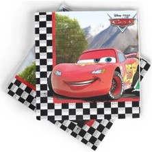 Cars Temalı Temaya Uygun Baskılı Doğum Günü Peçetesi