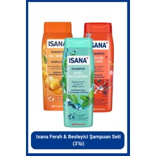 Isana Ferah & Besleyici Şampuan Seti 3'lü