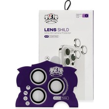 Die Grup  Iphone 16 Pro Max Bilvis Titan Kamera Lens - Gümüş