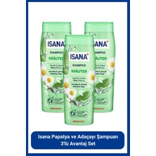 Isana Papatya ve Adaçayı Şampuan 3'lü Avantaj Set