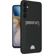 Die Grup  Samsung Galaxy A16 5g Kılıf Kelvin Kartvizitli Silikon - Siyah