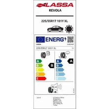 Lassa 225/55R17 101Y Xl Revola Oto Yaz Lastiği (Üretim Yılı: 2025)