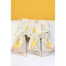 Hanova Creative Baskılı Bez Keseler Kişiye Özel Baby Shower  Doğum Günü Söz Nişan  40 Mevlidi  10'lu