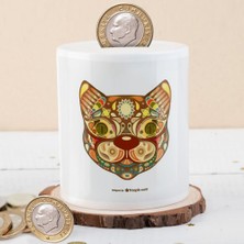 Asilmeydan Etnik Desenli Kedi Para Birikim Kumbarası -23-2147492822