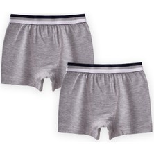 Cigit Ikili Boxer 2-9 Yaş Gri