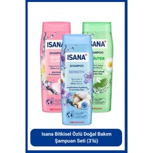 Isana Bitkisel Özlü Doğal Bakım Şampuan Seti 3'lü