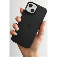 Iphone 15 Uyumlu Kılıf Logolu Lansman Soft Yumuşak Içi Kadife Silikon Kapak