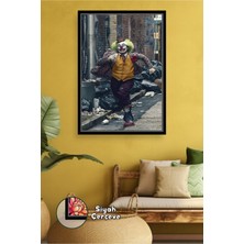 KOSS Dijital Joker Sokak Sahnesi Duvar Tablosu Film Temalı Ev Dekorasyonu Genç Odası Için Çerçeveli Kanvas Tablo