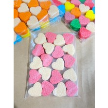 Soft Bitkisel Yağlı, Doğal, Hediyelik, Dekoratif, 200 gr Kalpli Kalp Model Sabunlar, 20 Adet