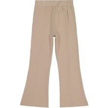 Civil Girls Paça Yırtmaçlı 10-13 Yaş Tayt - Bej 11-12 Yaş