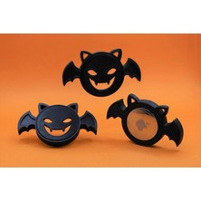 Onyx Yarasa Tasarımlı Airtag Uyumlu Anahtarlık – Çanta & Anahtar Takip Aparatı