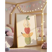 Fuart.Co Meyveler Dijital Baskı Posteri (Çerçevesiz) Çocuk Odası Için Poster Nufu