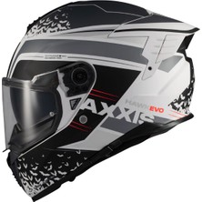 Axxis Motosiklet Kaskı Hawk Evo SV Dark Justice A2 Motorcu Kaskı