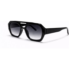 Toz Vintage Azielle Siyah Çerçeve Siyah Cam Vintage Retro Güneş Gözlüğü