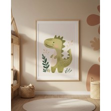 Fuart.Co Trex Dijital Baskı Posteri (Çerçevesiz) Çocuk Odası Için Poster Nufu