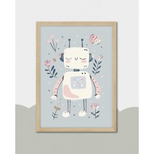 Fuart.Co Robotlar Dijital Baskı Posteri (Çerçevesiz) Çocuk Odası Için Poster Nufu