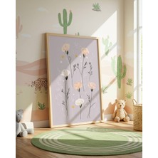 Fuart.Co Çiçekler Dijital Baskı Posteri (Çerçevesiz) Çocuk Odası Için Poster Nufu