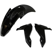 Tvs Apache Rtr 200 Ön Çamurluk Siyah 3 Parça