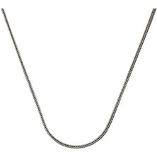 Katre46 ​925 Ayar Gümüş 2 mm Tilki Kuyruğu 65 cm Zincir