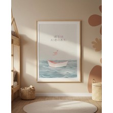 Fuart.Co Lets Be Adventures Dijital Baskı Posteri (Çerçevesiz) Çocuk Odası Için Poster Nufu