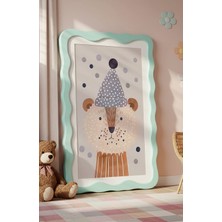 Fuart.Co Şapkalı Ayı Dijital Baskı Posteri (Çerçevesiz) Çocuk Odası Için Poster Nufu