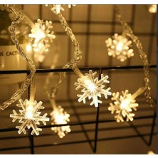 Katre46 Kar Tanesi 5m 28 LED Gün Işığı Kar Tanesi:4cm