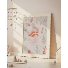 Fuart.Co Güzel Denizkızı Dijital Baskı Posteri (Çerçevesiz) Çocuk Odası Için Poster Nufu
