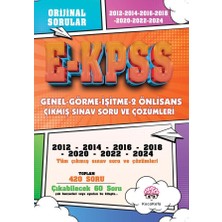 Önlisans Genel-Görme-Işitme2 (Tekil) 2012 -2024 Çıkmış Tüm Sınav Soruları ve Ayrıntılı Çözümleri Kitabı