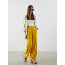Lc Waikiki Yeni Sezon Beli Lastikli Geniş Paça Kadın Pantolon
