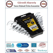 Solid Profesyonel Açık Ağız Anahtar Takımı - Orjinal Ürün - 8 Parça