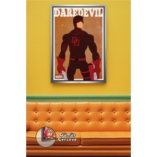 KOSS Dijital Daredevil Marvel Süper Kahraman Duvar Süsü Modern Ev Ofis Oyun Odası Çerçeveli Kanvas Tablo