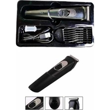 Ucuz Tekno Pro Şarjlı Saç Sakal Tıraş Makinesi Ense Kesme Makinesi Lazer Öncesi Kısaltma
