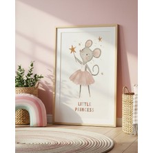 Fuart.Co Little Princess Dijital Baskı Posteri (Çerçevesiz) Çocuk Odası Için Poster Nufu