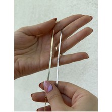 Sakura Accessories Yazılı Gümüş Italyan Bileklik, Kişiye Özel Italyan Bileklik-Altın