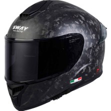 Sway Sw 861 Carbon Forged Full Face Motosiklet Kaskı