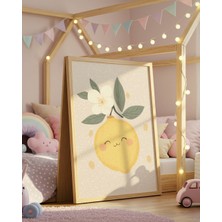 Fuart.Co Limon Dijital Baskı Posteri (Çerçevesiz) Çocuk Odası Için Poster Nufu
