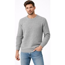 Classics Men Turbulance Slim Fit Bisiklet Yaka Uzun Kol Erkek Triko - 7529