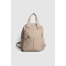 Septemmart Kadın Soshe Su Itici Kumaş Çok Bölmeli Sırt Çantası